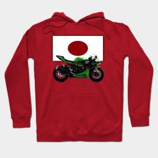 Japanese Ninja Kawasaki Motorcycle Hoodie